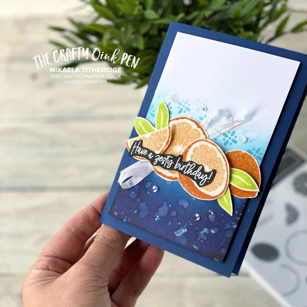 Sweet Citrus for a Juicy Orange Birthday Card