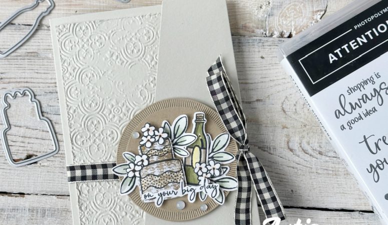 Attention Shoppers Wedding Card