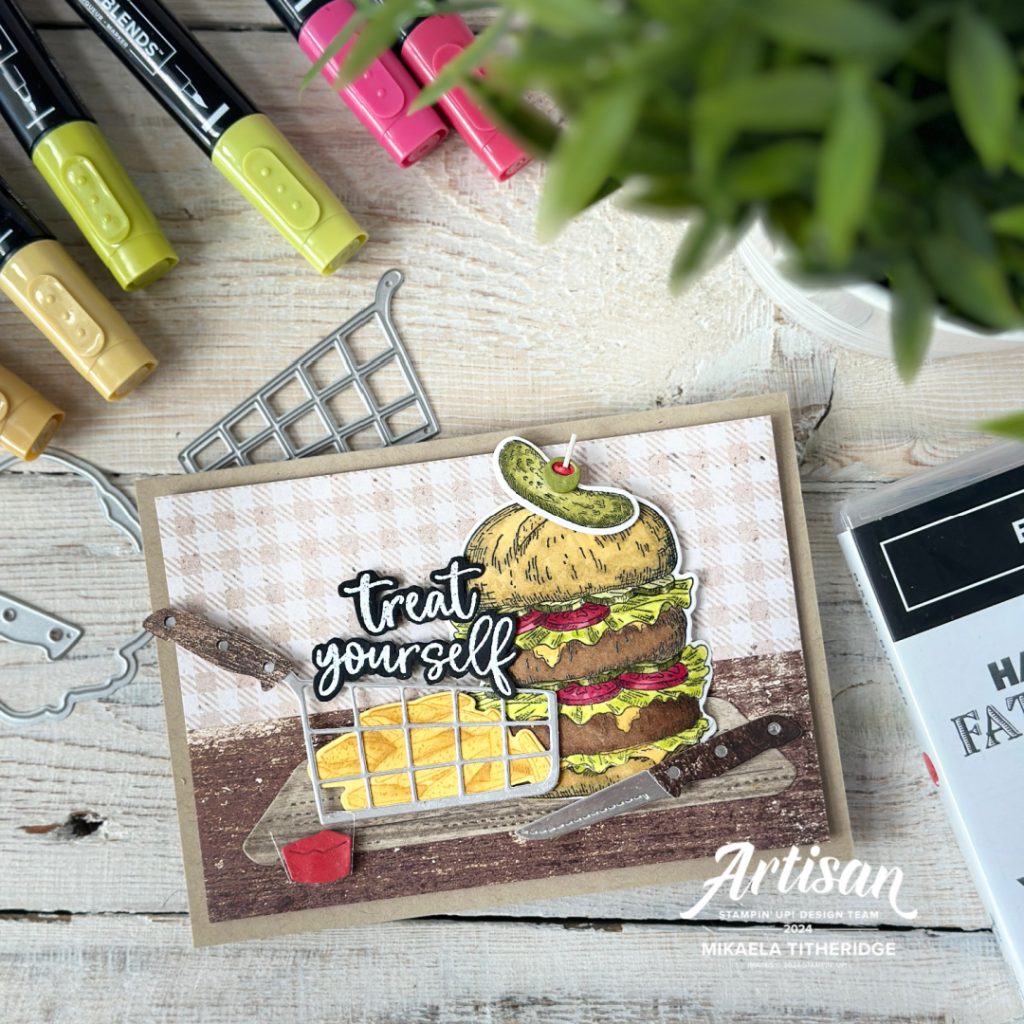 Bistro Burger with Attention Shoppers for an Artisan BBQ as Burgers make the world go round. By The Crafty oiNK Pen