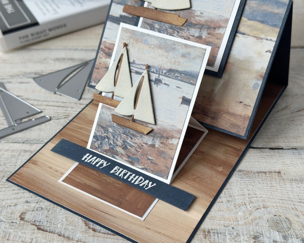 Perfect Pairing of Sunrise Sailing and Beautiful Gallery by The Crafty oiNK Pen