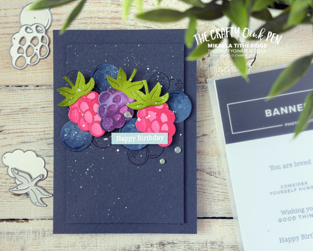 Handmade Birthday Card using Made with Sweetness berries for GDP542 by The Crafty oINK Pen