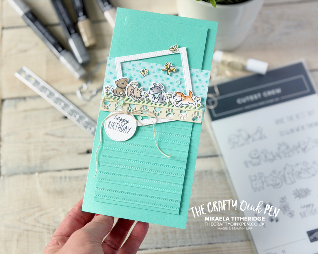 The Cutest Crew for Creative Stamping Magazine by The Crafty oINK Pen