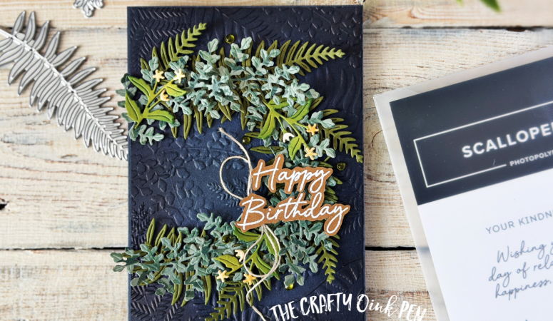 Die Cutting Essentials Magazine Commission using Fern & Flora